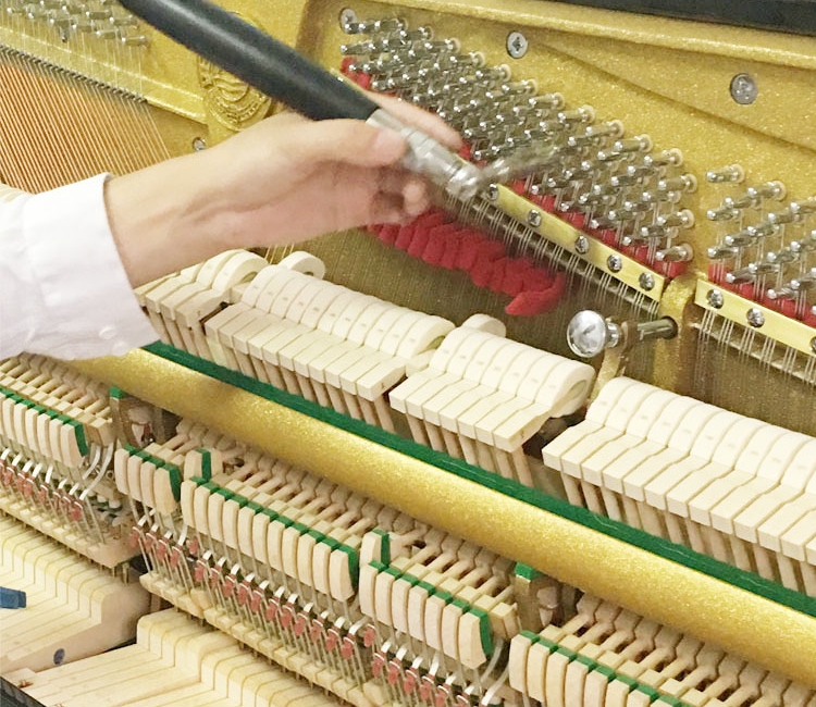 Wuhan National Piano Tuning division Lawyer Upper Door Service Maintenance Professional Harmonica Vertical Triangle