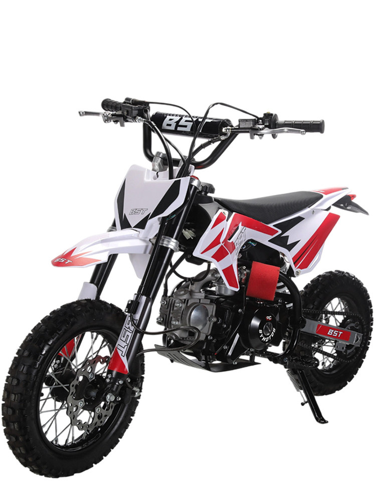 Adult Two-Wheeled Off-Road Vehicle, 125Cc Fuel-Powered Competition Bike, Children's Mini Small Mountain Motorcycle