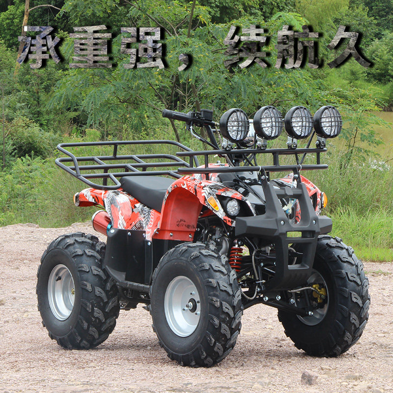Farm Cargo All-Terrain Vehicle with Shelves, Four-Wheel Agricultural Beach Vehicle, Off-Road Motorcycle, Atv, Mountain All-Terrain Vehicle