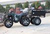 Big Bull Atv with a Tow Box, Four-Wheel Off-Road Motorcycle, Zongshen 250 Water-Cooled Differential Axle Transmission, 4-Wheel Mountain Bike