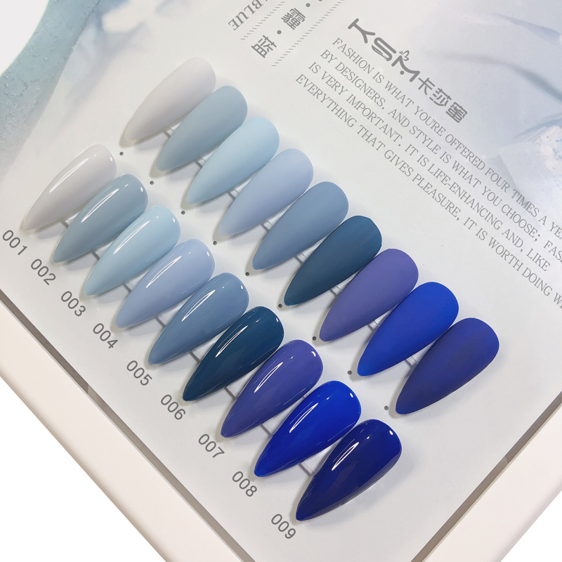 Nail Polish Gel Haze Blue Nail Polish for Nail Salons, Gray-Blue Dirty Blue Brightening Phototherapy Gel