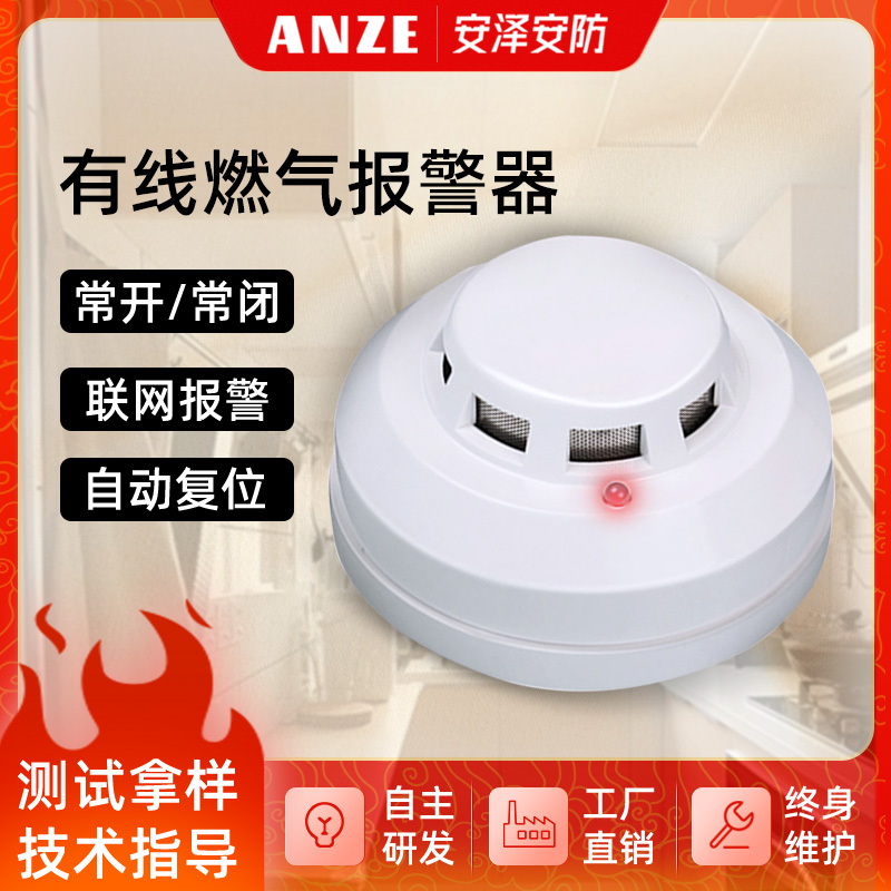 Wired Gas Siren Fire Gas Gas Leak Gas Leak Home Safety Leak Detection Probe