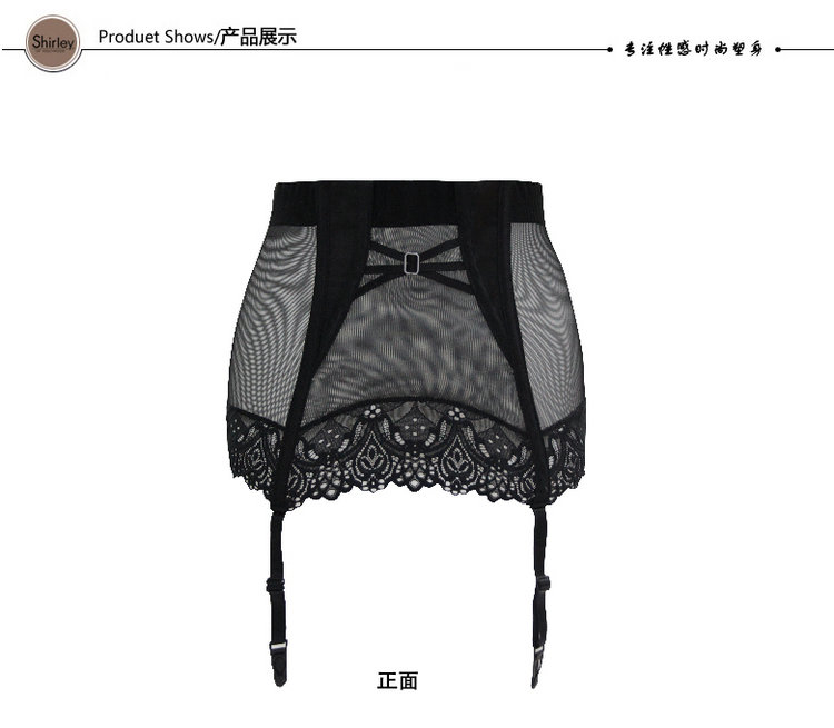 Mỹ Shirley ren trong suốt garter nữ mùa hè thời trang nóng bỏng đồ lót gợi cảm châu Âu và Mỹ dây nịt móc tất đẹp cho nữ