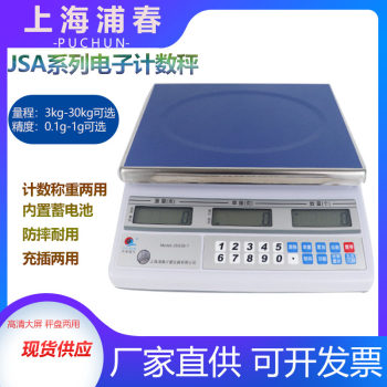 Shanghai puchun counting electronic scale 0.1g hardware experiment
