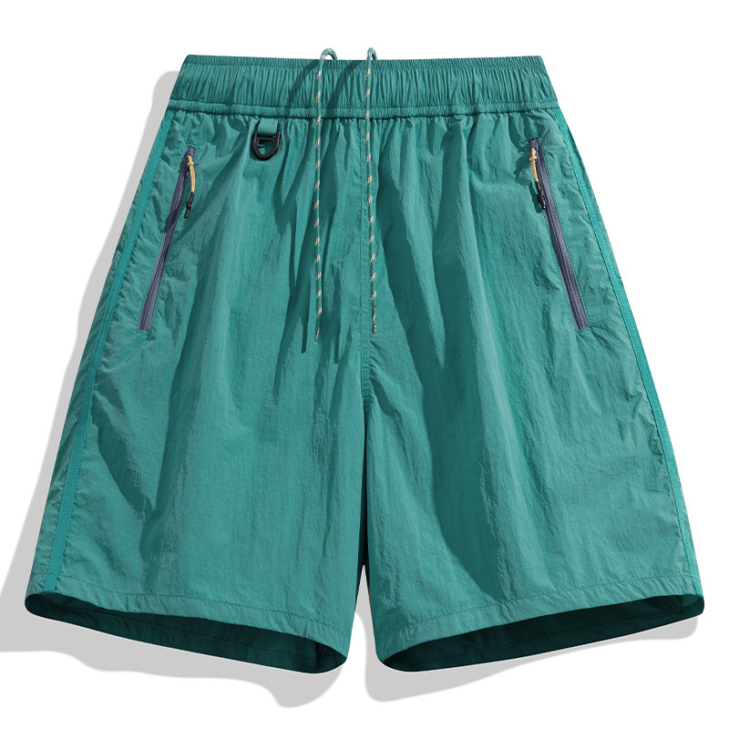 Мужские летние тонкие быстросохнущие шорты, мужские брюки с пятью точками наклона, комбинезоны из кожи ice бренда tide для спорта и отдыха, брюки