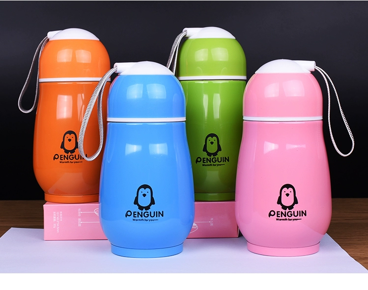 Thép không gỉ cách nhiệt chim cánh cụt in ấn quà tặng sinh viên kinh doanh để gửi cho khách hàng những món quà nhỏ tùy chỉnh LOGO bán buôn - Tách bình đựng nước đá