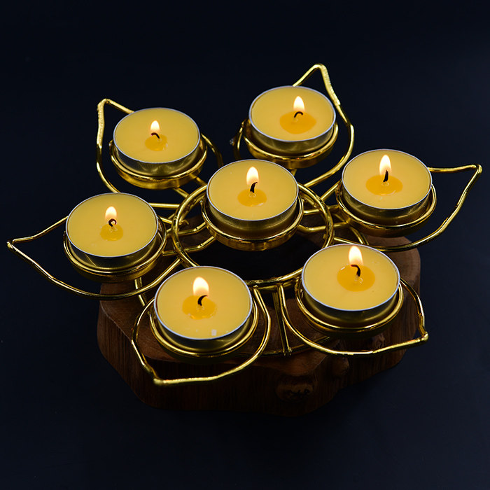 Buddha pendulum pieces for the Buddha Lotus Seven Star Crisp Oil Lamp Holder Golden Lamp Holder Wax Candle Holder