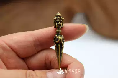 Buddhist supplies, tantric instruments, ornaments, ornaments, pure copper, Puba King Kong, small