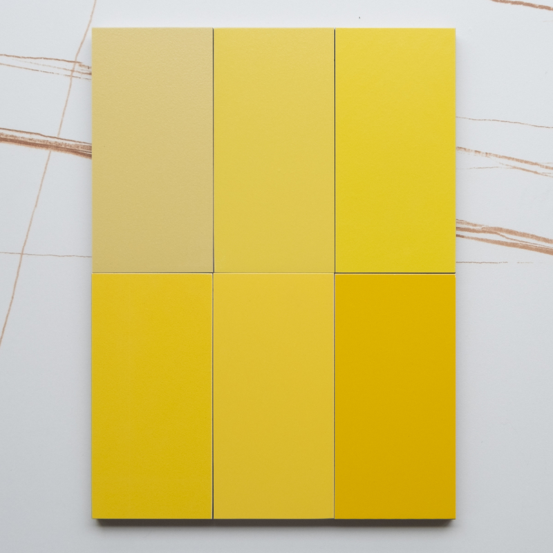 All-Ceramic Matte Yellow, Light Yellow, Bright Yellow, True Yellow, Dark Yellow, Ceramic Tiles, Floor Tiles, Wall Tiles