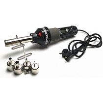 Promotional portable temperature control hot air industrial baking gun digital display hair dryer disassembly table 8018 random air supply nozzle 4