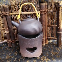 Home Field Alcohol Stove Ceramic Cooking Kettle Cook Tea TEA STOVE OUTDOOR TEA SET TEA STOVE SUIT SMALL NUMBER WARM TEA WARM WINE STOVE