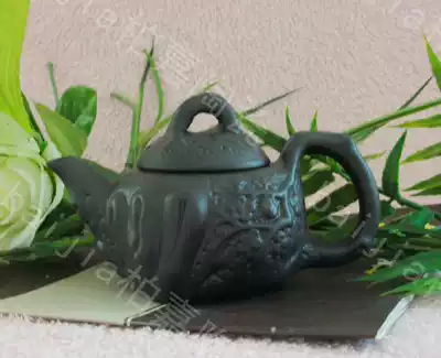 Low-priced purple clay teapot ornaments tea dual-purpose purple sand teapot raw ore purple mud black tree head pot