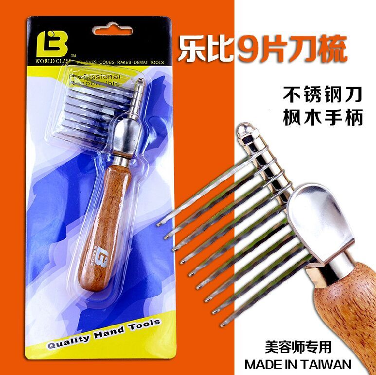 Pets Open Knot Knife Lebee pets open knot comb Dogs comb decongled comb Knot Knife Dog Knife Comb Teddy Open Knife