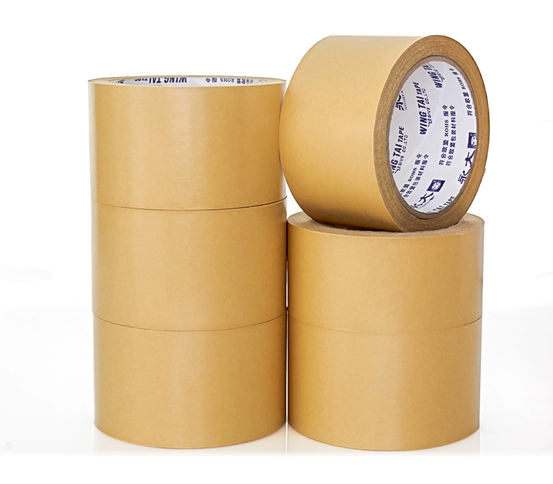 Băng giấy kraft Yongda có độ nhớt cao, mạnh mẽ, không thấm nước, có thể viết băng keo giấy khung ảnh, băng keo giấy màu nâu, có thể xé bằng tay, băng keo dán giấy kraft
