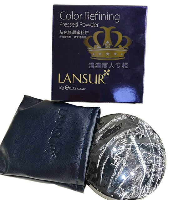 Phấn phủ Lancer Color Repair Powder bốn màu, kiểm soát dầu và làm tươi mới, chống thấm nước và mồ hôi, cho lớp trang điểm lâu dài đích thực - Bột nén