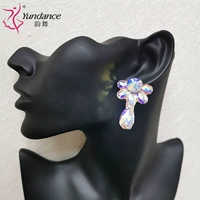 Yundance Rhyme Dance New National Standard Modern Latin Latin Dance Accessory серьги серьги Swarovski Drill