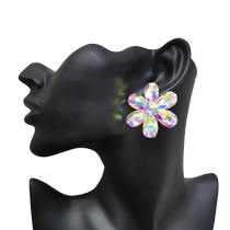 yundance dance new national standard modern Latin dance accessories earrings earrings decorated with diamonds