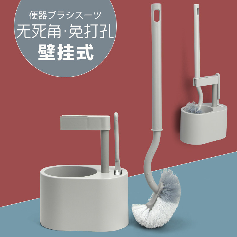 Toilet brush household small head toilet wash toilet no dead angle cleaning gap brush long handle bathroom cleaning brush