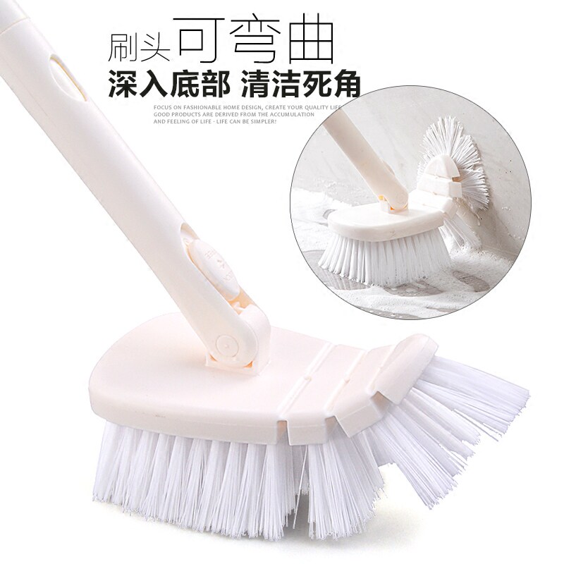 Japanese retractable toilet bathroom bath brush Tile wash floor brush Long handle brush Floor brush Toilet cleaning brush