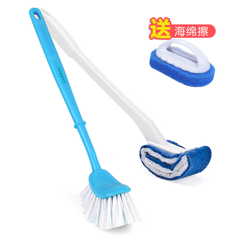 Japan Wash-Free Toilet Brush Suit No Dead End Soft Hair Toilet Brushed Makeup Room Clean Toilet Brush Long Handle Cleaning Brush
