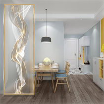 Simple modern light luxury customized art glass screen partition living room entrance hall decoration bedroom blocking home decoration