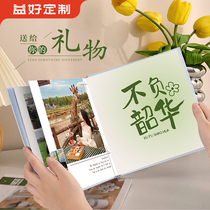 Couple photo book customized photo album commemorative album birthday gift for best friend printed into book diy made into photo