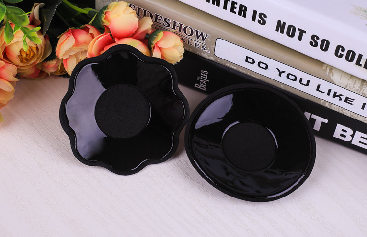 Vải silicon núm vú chống va đập siêu mỏng áo ngực vô hình dán chống ánh sáng liền mạch thoáng khí núm vú dán đồ bơi váy cưới dán nâng ngực