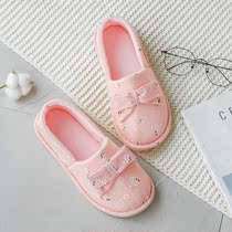 Moon shoes summer thin after the bag with pregnant womens shoes spring and autumn September 10 thick-bottom non-slip autumn maternal slippers