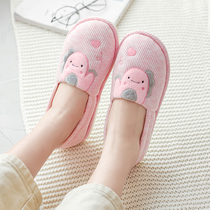 Moon shoes summer thin bag with postpartum pregnant womens shoes spring and autumn September autumn non-slip thick sole maternal slippers