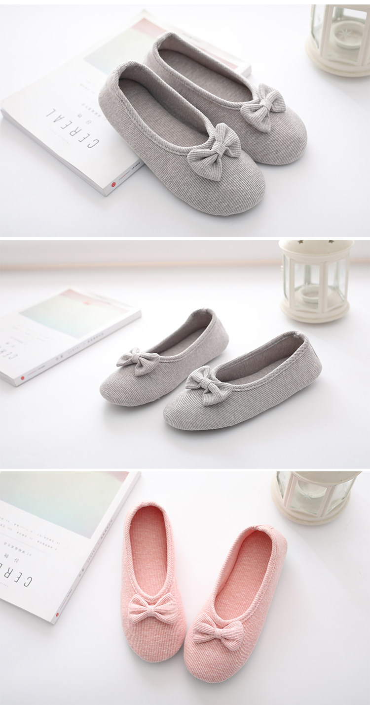 Autumn and Winter Indoor Pure Cotton Maternity Confinement Shoes — 12