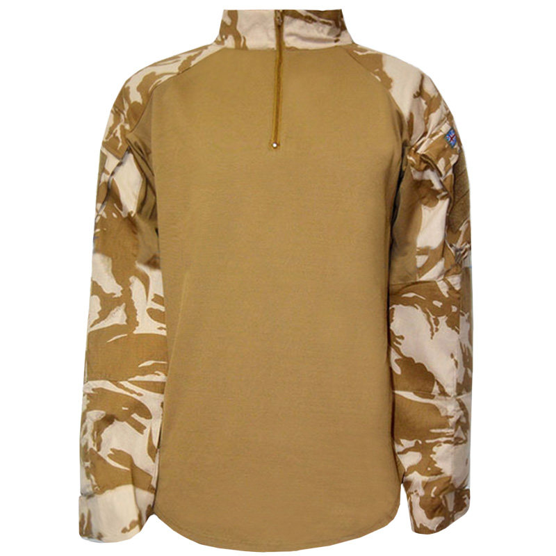 British outdoor sports men's top camouflage antistatic moisture wicking professional third generation summer long sleeve