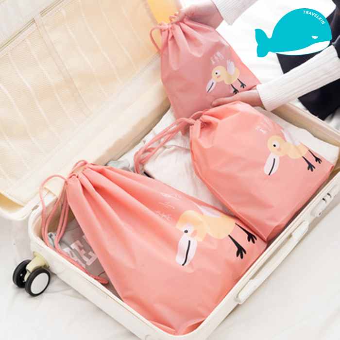 Cute Animal Travel Bundle Pocket Waterproof Beam Pocket Portable Tourist Clothing Underwear Cashier Bag Shoe Bag