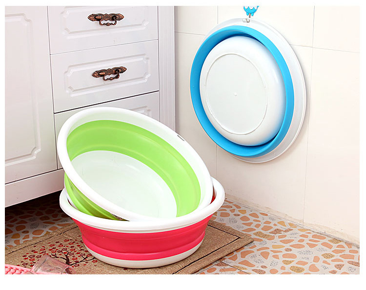 Travel artifacts can fold portable tourist basin thicker outdoor basin wash basin