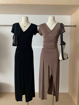 (WGWE) French style beautiful and high-end waist slimming dress 8973# LKZ