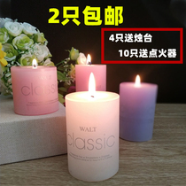 European-style glossy scented candle blackouts Romantic birthday date smoke-free fragrance to smoke fragrance Yoga essential oil wax