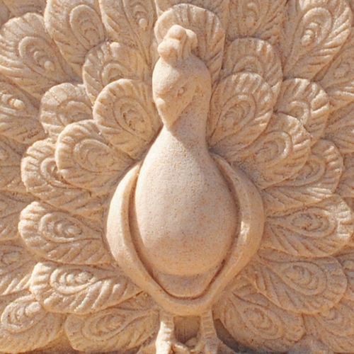 Результат рельефа из песчаника Фоины Фоны Стена Вилла двор Общественный парк Внешний украшение стены Песчаной Рок забор павлин доска
