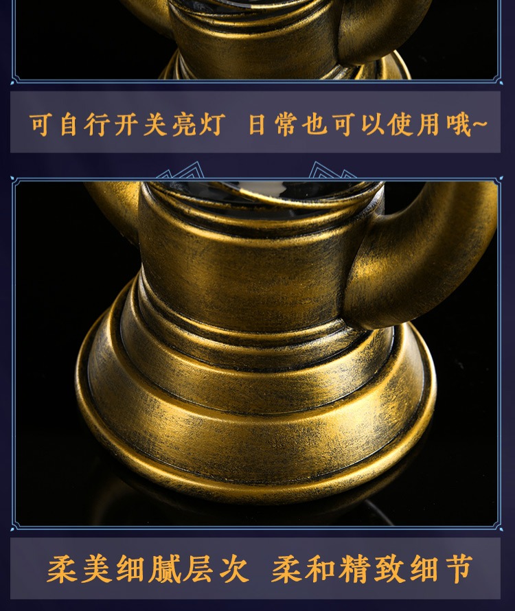 Ba điểm si mê Wang COS Zhuang Zhou Yun Duẩn mơ mộng ánh sáng cầm tay đèn dầu hỏa đạo cụ cosplay đồ cosplay attack on titan