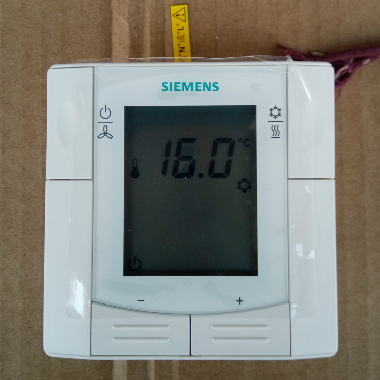 Siemens Lcd Thermostat Central Air Conditioning Control Panel Fan Coil Switch Wire Control Rdf310.2/Mm
