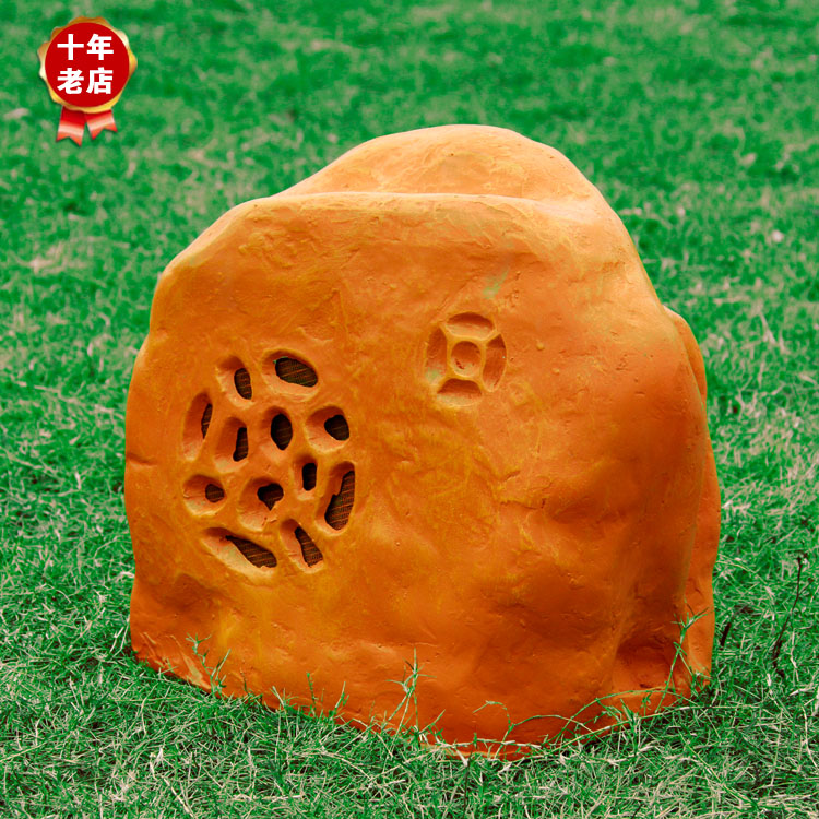 Outdoor Waterproof Park Grass Simulation Stone Speaker Outdoor Lawn Sound Public Broadcasting Background Music Horn