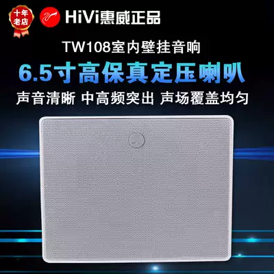 Hivi whiwei TW108 Indoor Conference wall mounted speaker campus public broadcast background music sound system