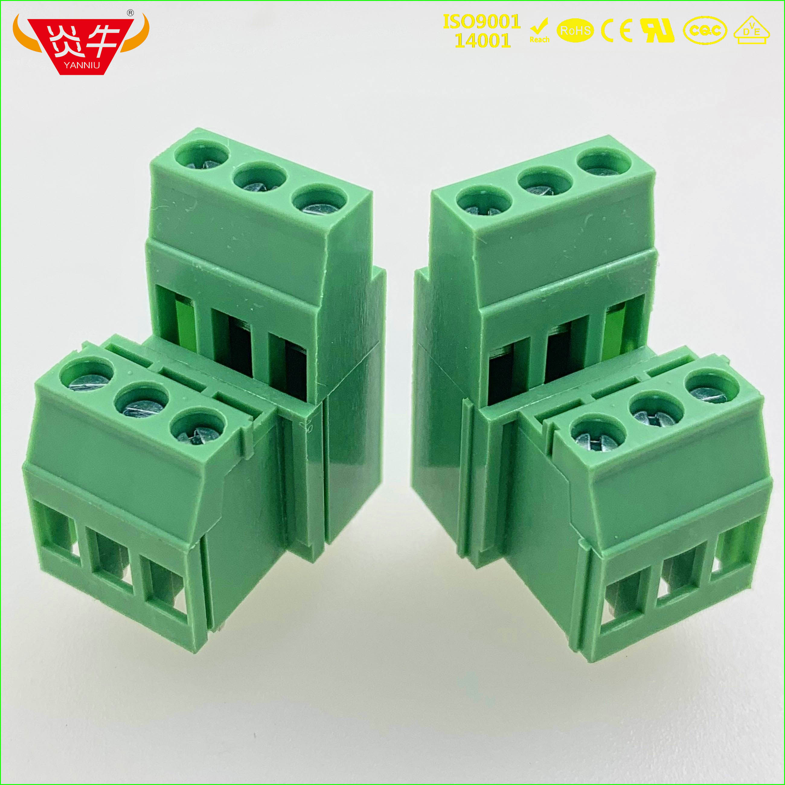 PCB wiring DG103A DG103A KF129A KF129HL 5 08mm MKKDS3 connector to connect Phoenix