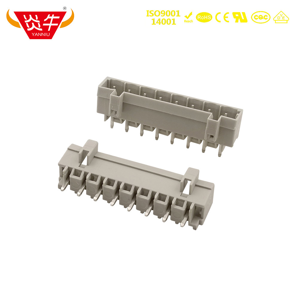 8EDGVCB-5 08mm quick wiring connector MCS cage spring anti-misplug wiring terminal YANNIU