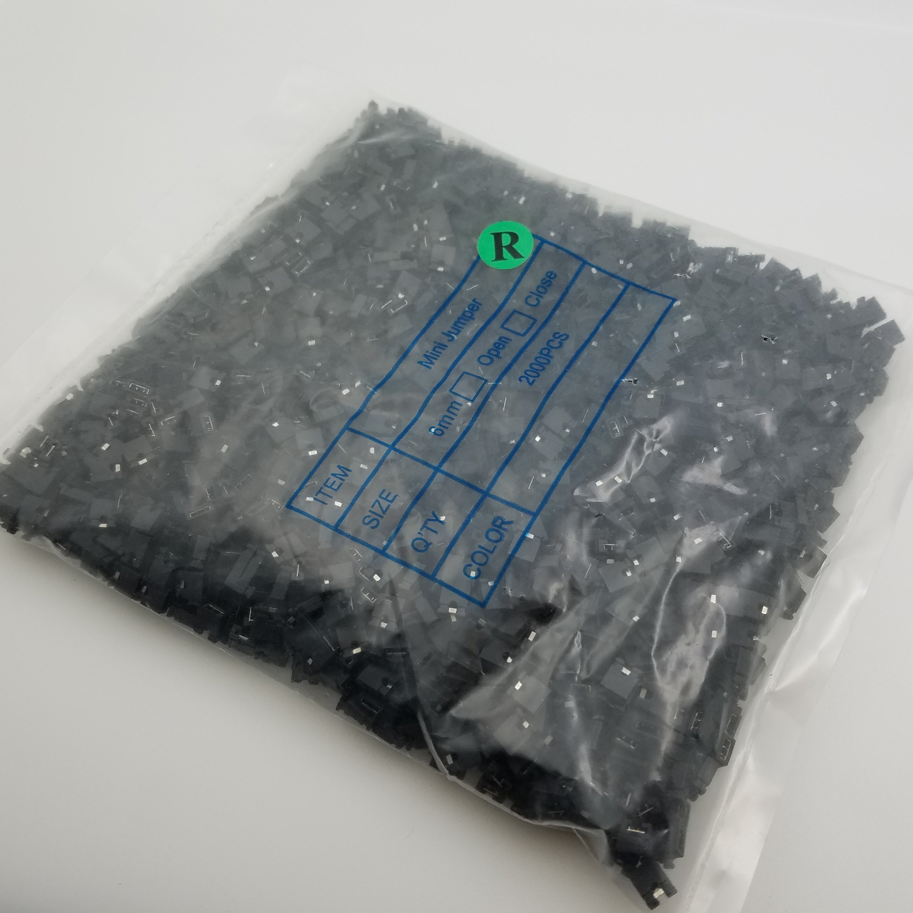 2 0 2 54mm high-quality short circuit block short circuit cap jumper cap opening closed