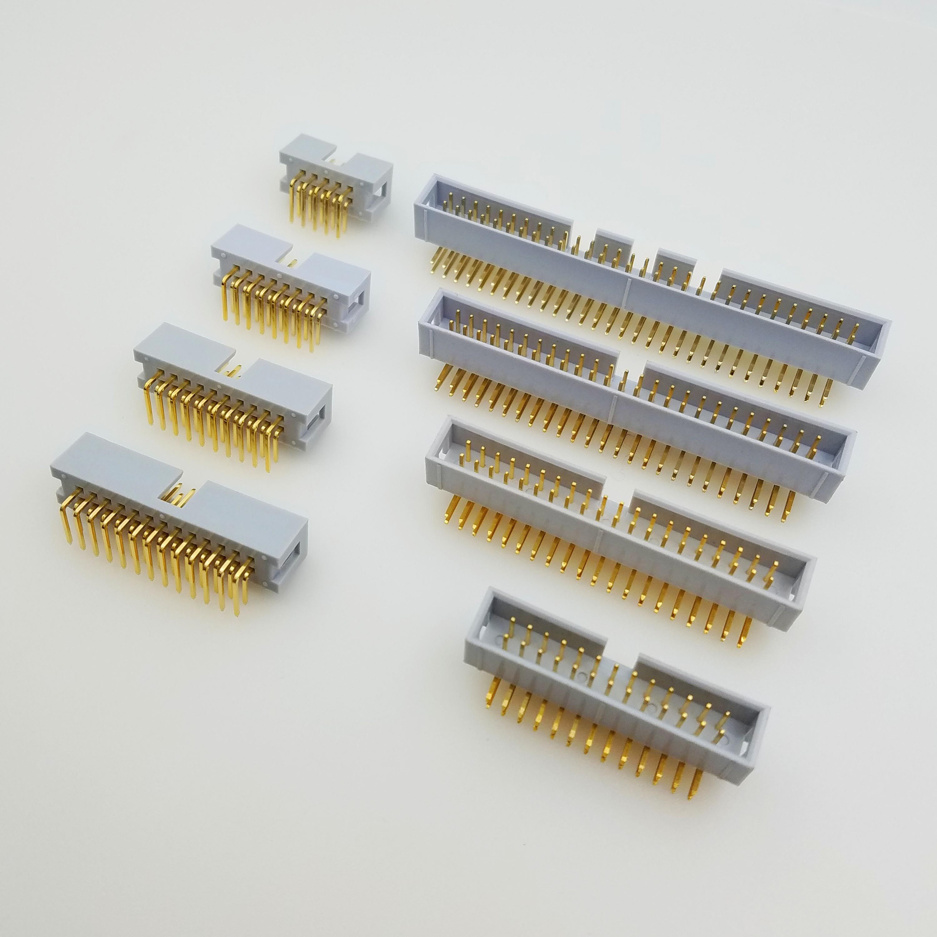 2 54mm Taiwan Zhengling Seiko Nextron Bent Needle Simple Horn Socket DC3 gold 3U 3U 10P-64P-Taobao