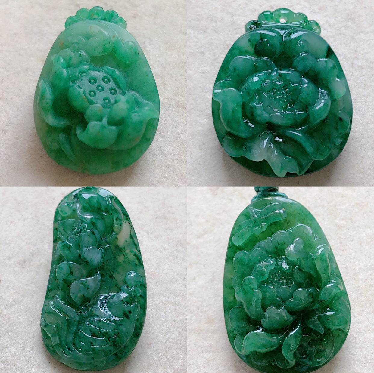 Tianjiaoyu jade Nanyang Old pit during the day Blue full of green and unique mountain jade safe and free of cards and pendant natural pendant Yupei