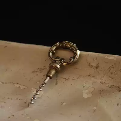 German 60s copper wine screwdriver vintage retro bottle opener European old collection