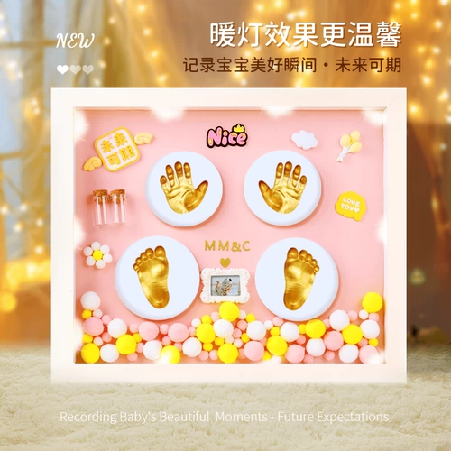 Детские отпечатки рук и ног, сувенир, фоторамка для новорожденных, детская хваталка, отпечаток рук, чернильная подушечка, подарок на день рождения