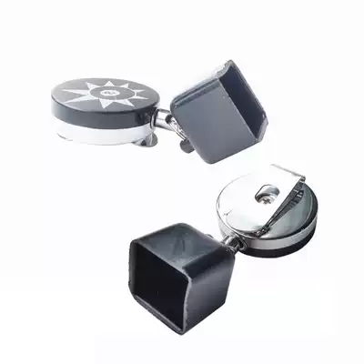 Telescopic compact powder clip Qiao Ke bag adjustable length Qiao Ke clamp stainless steel powder clip storage bag billiard supplies accessories