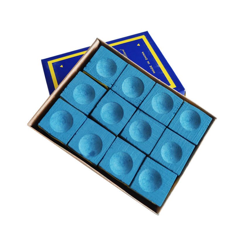 Domestic Changhao brand billiard chocolate powder Snooker club powder gun head powder blue oily chocolate powder 12 boxes