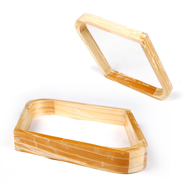 Fancy nine-ball billiards yard ball triangle wooden American nine-ball billiard table swing rack diamond frame